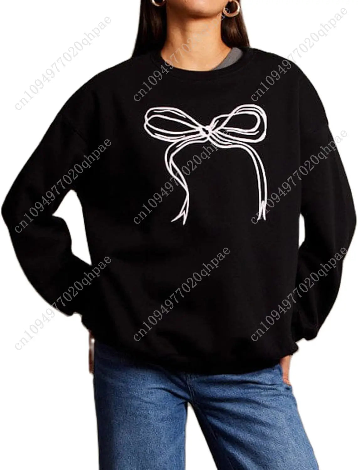 Cute Hoodies for Teen Girls Women Y2k Floral Graphic Oversized Sweatshirt Long Sleeve Aesthetic Preppy Clothes