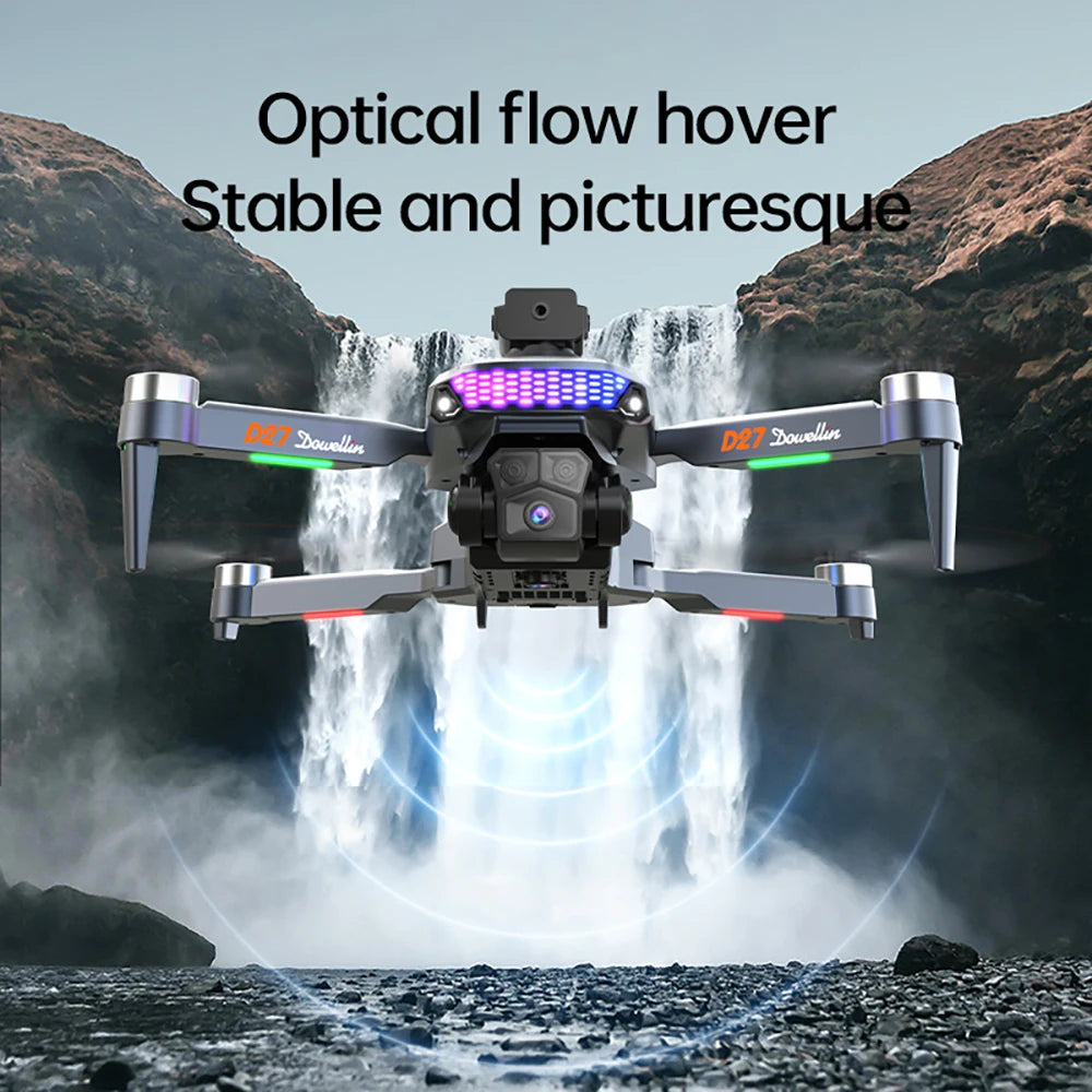 2025 New D27 GPS Drone with Screen Remote Control 5G Image Transmission 8K HD Camera Obstacle Avoidance Brushless FPV Flight 5KM