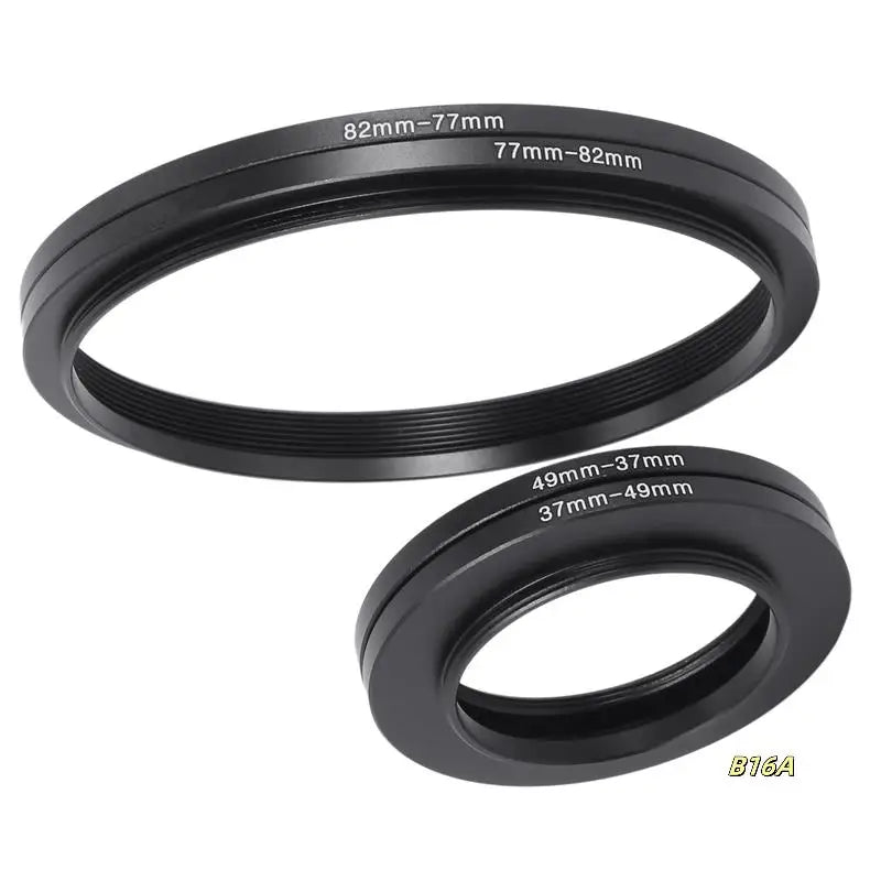 36Pcs Lens Filter Ring Adapter Step Up Down 37-82Mm Set For Canon Nikon Camera
