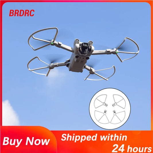 BRDRC Propeller Guard for DJI Mini 3 Drone,Quick Release Protector,Anti-Collision Props Ring For DJI Mini 3 Pro Accessories
