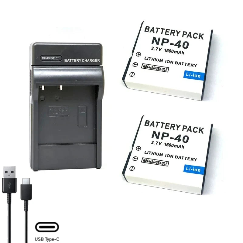 NP-40 3.7V 1500mAh Camera Battery+Charger For Casio EX Z30 Z40 Z50 Z55 Z57 Z400 Z750 Z850 FC100 FC150 FC160S P505 P600 P700