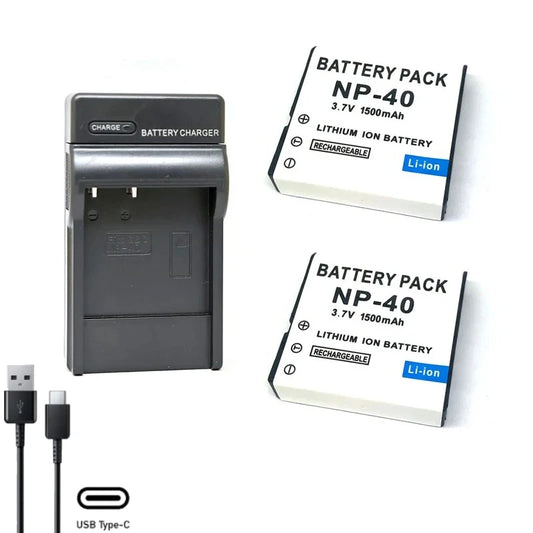 NP-40 3.7V 1500mAh Camera Battery+Charger For Casio EX Z30 Z40 Z50 Z55 Z57 Z400 Z750 Z850 FC100 FC150 FC160S P505 P600 P700