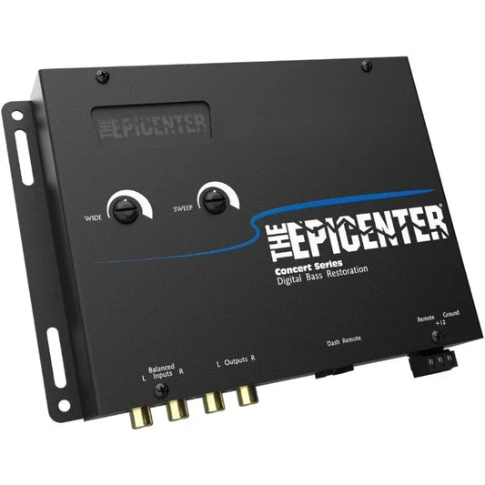 EPICENTER Digital Bass Restoration Control Processor, Car Audio Bass Booster Enhancer with Wired Remote Control (Black)