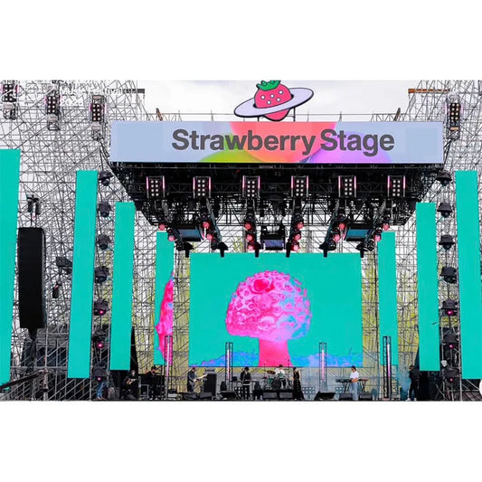 Indoor/Outdoor P2.6 P2.9 P3.91mm Portable LED Display Screen for Stage Background DJ Booth Event Rentals