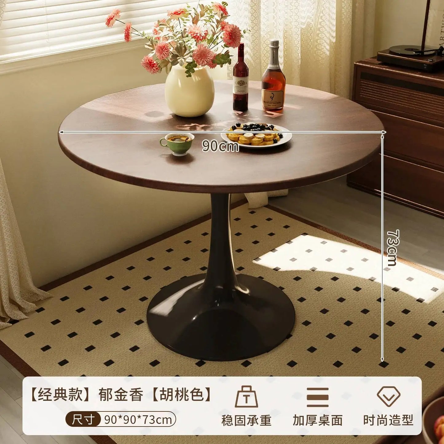 Luxury Wooden Space Saving Desk Minimalist Dining Living Room Cafe Table Furniture Desk Coffee Tables For Living Room Furniture