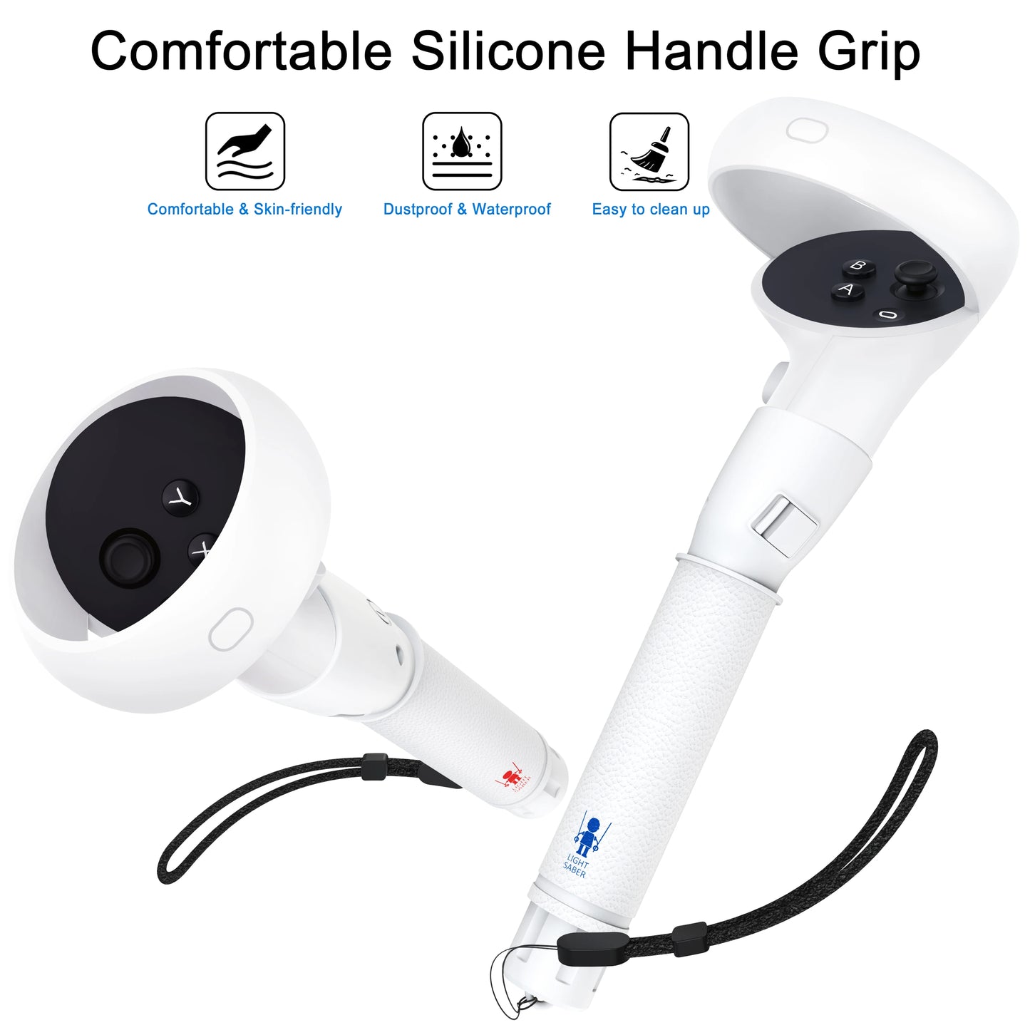 Controller Extensions VR Gorilla Long Arms Grips for Meta Quest 2/3/3S Saber Golf Club Baseball, Enhance VR Game Experience ﻿