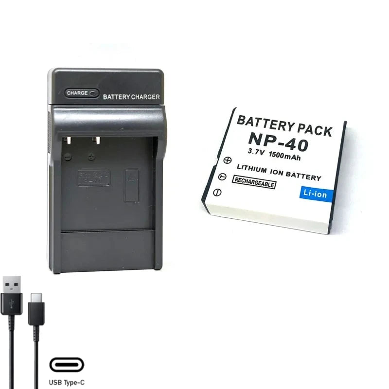 NP-40 3.7V 1500mAh Camera Battery+Charger For Casio EX Z30 Z40 Z50 Z55 Z57 Z400 Z750 Z850 FC100 FC150 FC160S P505 P600 P700