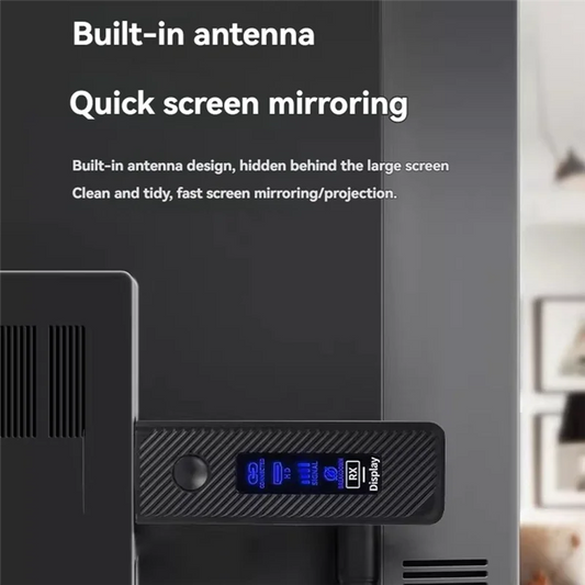 ABAC-Wireless -Compatible Transmitter And Receiver LED Display 1080P HD Extender 50M For PC Monitor Projector TV