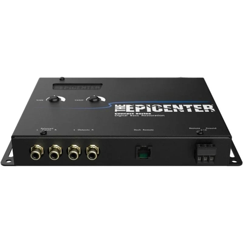 EPICENTER Digital Bass Restoration Control Processor, Car Audio Bass Booster Enhancer with Wired Remote Control (Black)
