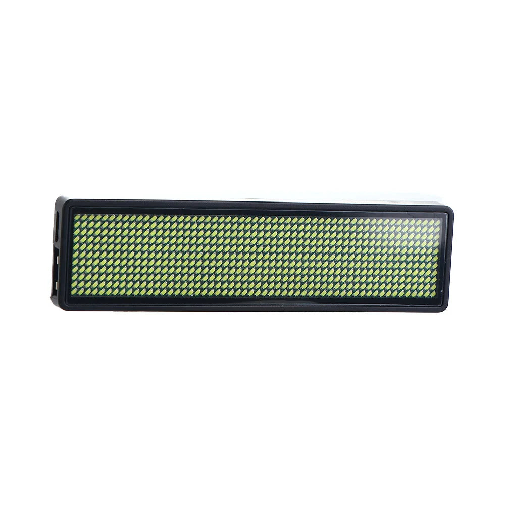 Rechargeable Bluetooth Digital LED Badge Insignia DIY Programmable Scrolling Message Board Mini LED Display LED Name Tag