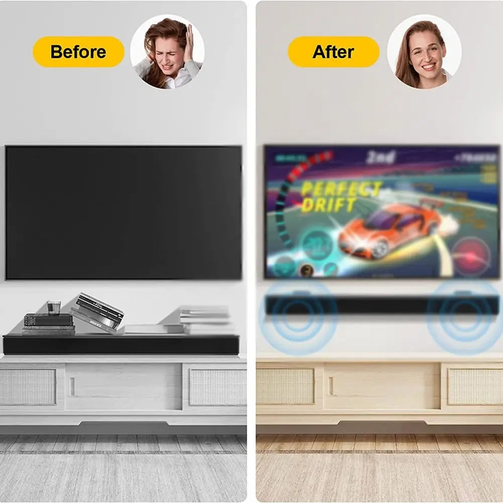 Sound Bar Mounts Wall Brackets - Easy to Install Anti-Drop Wall Shelf Holder, Universal Soundbar Speaker Mounting Bracket