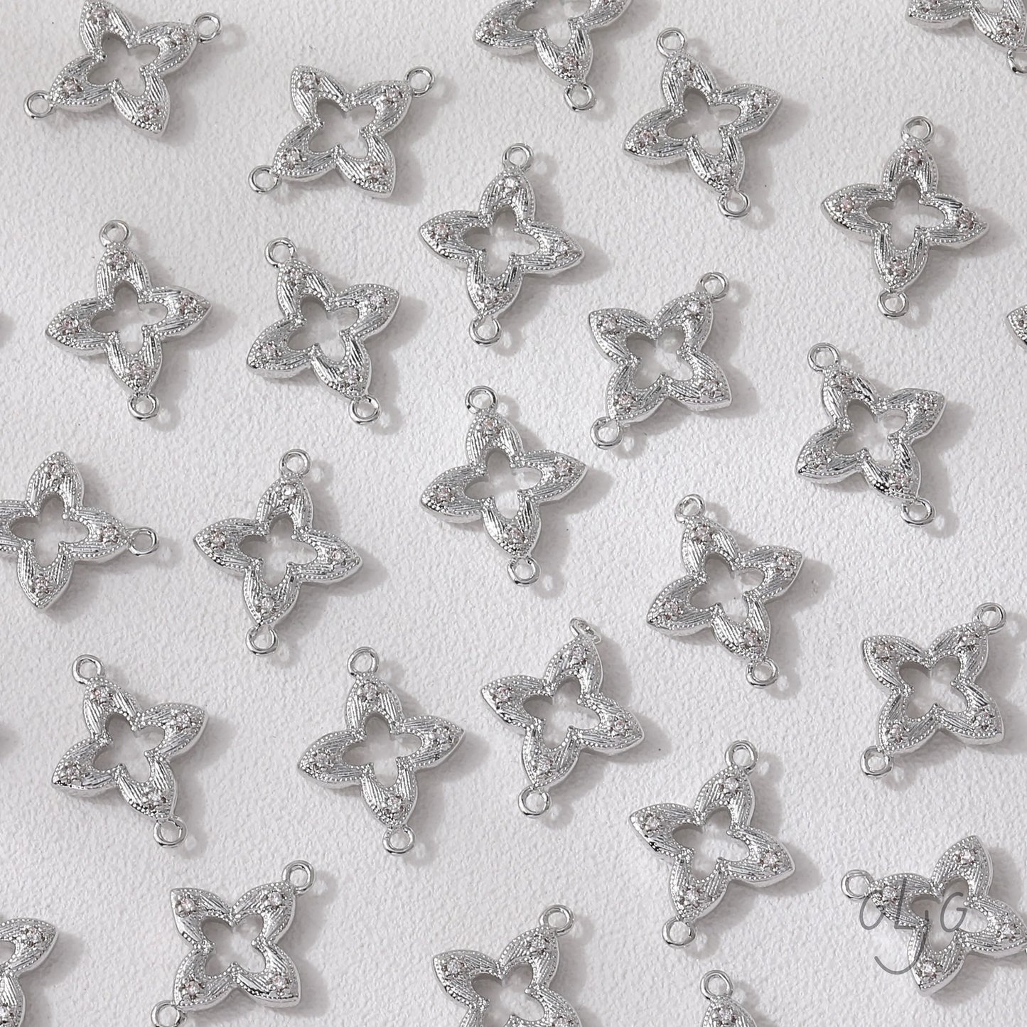 6PCS Bracelet Necklace Making for Jewelry Findings Components DIY Handmade  14K Gold Plated Brass Accessories