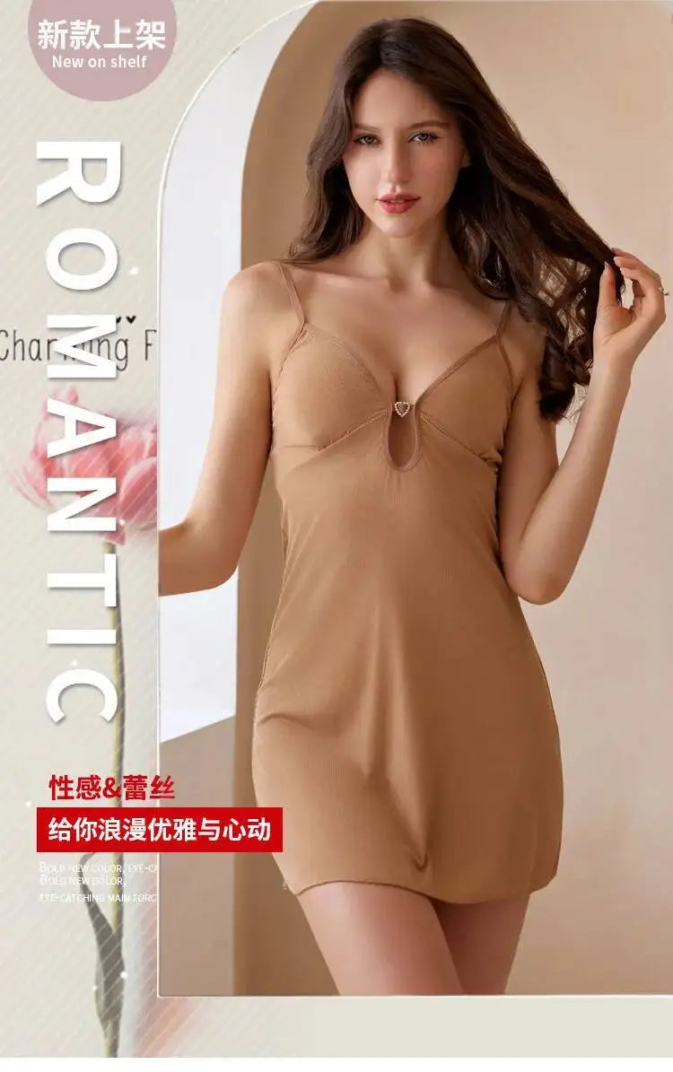 New Fashion 2025 Sexy Elegant Dress For Women Plunge Bandeau Spaghetti Strap Bodycon Dress Casual Slim Fit Mini Knit Dress D1MB