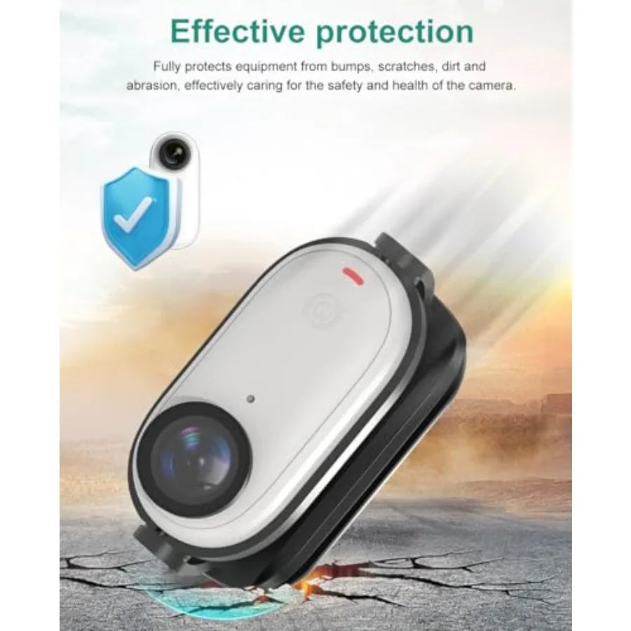 PULUZ Camera Cap Clip Magnetic Mounting Bracket for Insta360 GO3Clamp Quick Release Mount Hat Clip Attachable to Hat or Backpac