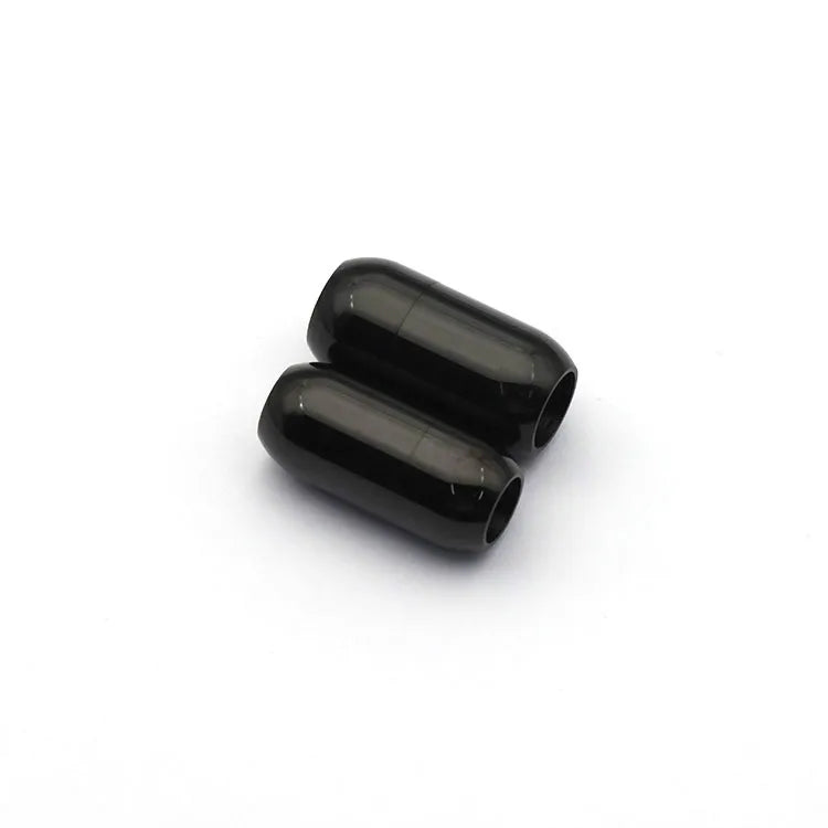 5Pcs/Lot Stainless Steel Magnetic Clasps End Hole 5mm 6mm 8mm for Leather Cord Buckle Bracelet DIY Connectors Jewelry Making