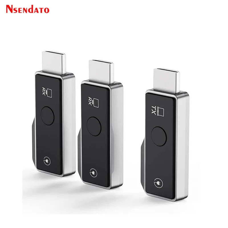 Wireless HDMI-Compatible Extender Video Transmitter Receiver 100M 1TX to 2RX Wifi Display TV Stick Dongle Adapter for PC TV