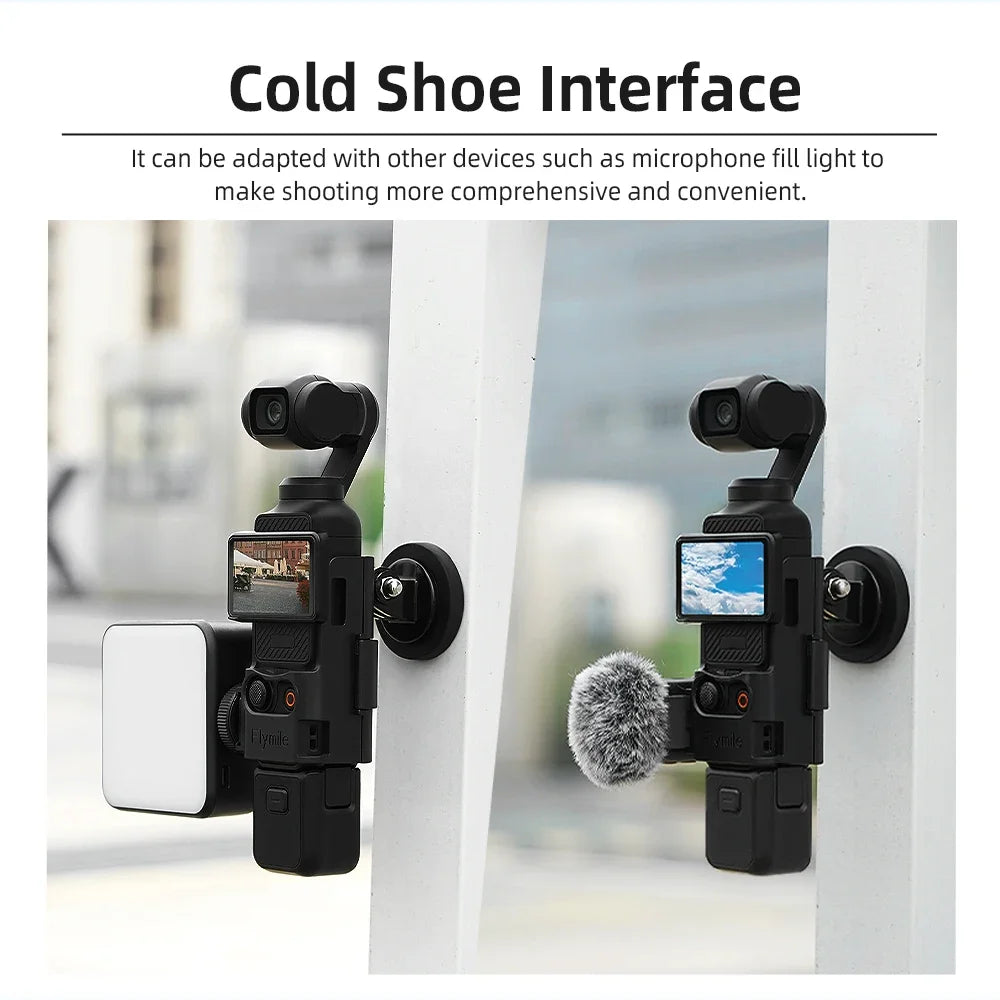 Flymile Adapter Frame for DJI Osmo Pocket 3 Expansion Bracket Magnetic Protective Case Camera Photographic Accessories
