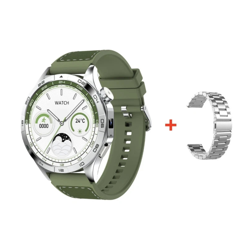 LM01 For Android IOS Rugged Military Smart Watch Men's Ftiness Watches IP68 Waterproof 1.43inch Bluetooth Call Smartwatch 2024