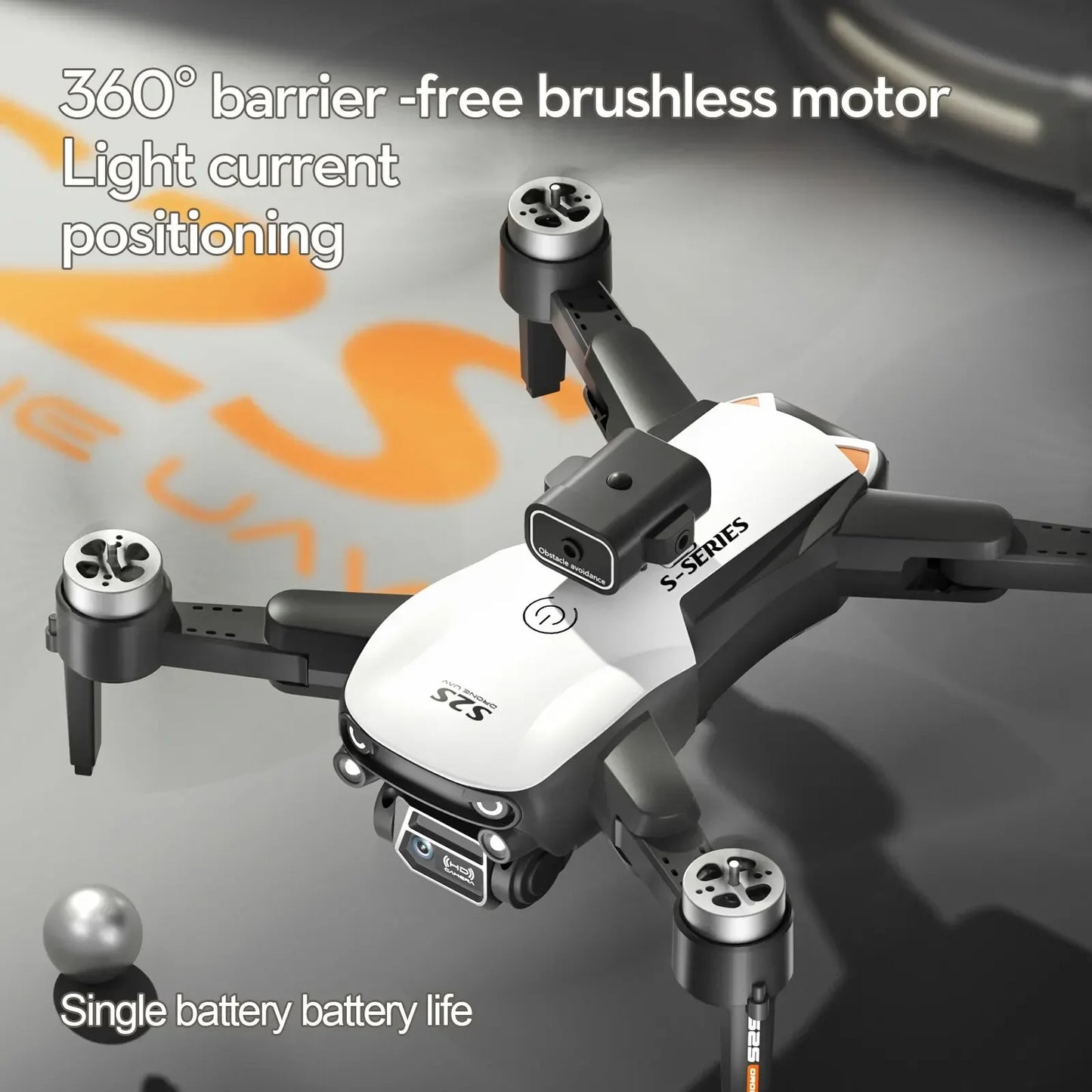 s2s sBrushless Drone 4k Profesional 8K HD Dual Camera Obstacle Avoidance Aerial Photography Foldable Quadcopter Flying 25Min