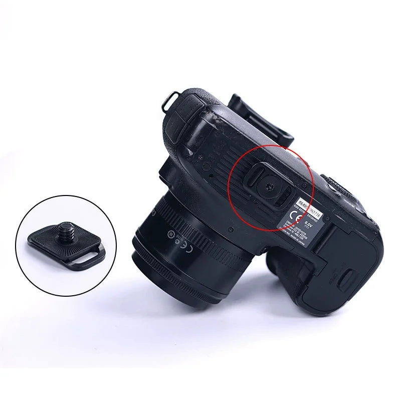 Quick Release Plate for Backpacker Camera Shoulder Strap - Compatible with DSLR and Mirrorless Cameras