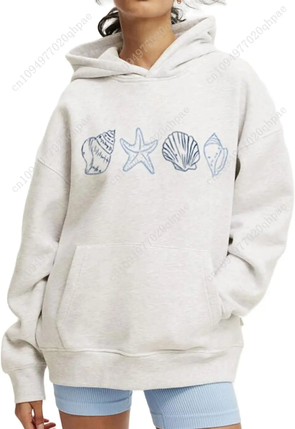 Cute Hoodies for Teen Girls Women Y2k Floral Graphic Oversized Sweatshirt Long Sleeve Aesthetic Preppy Clothes