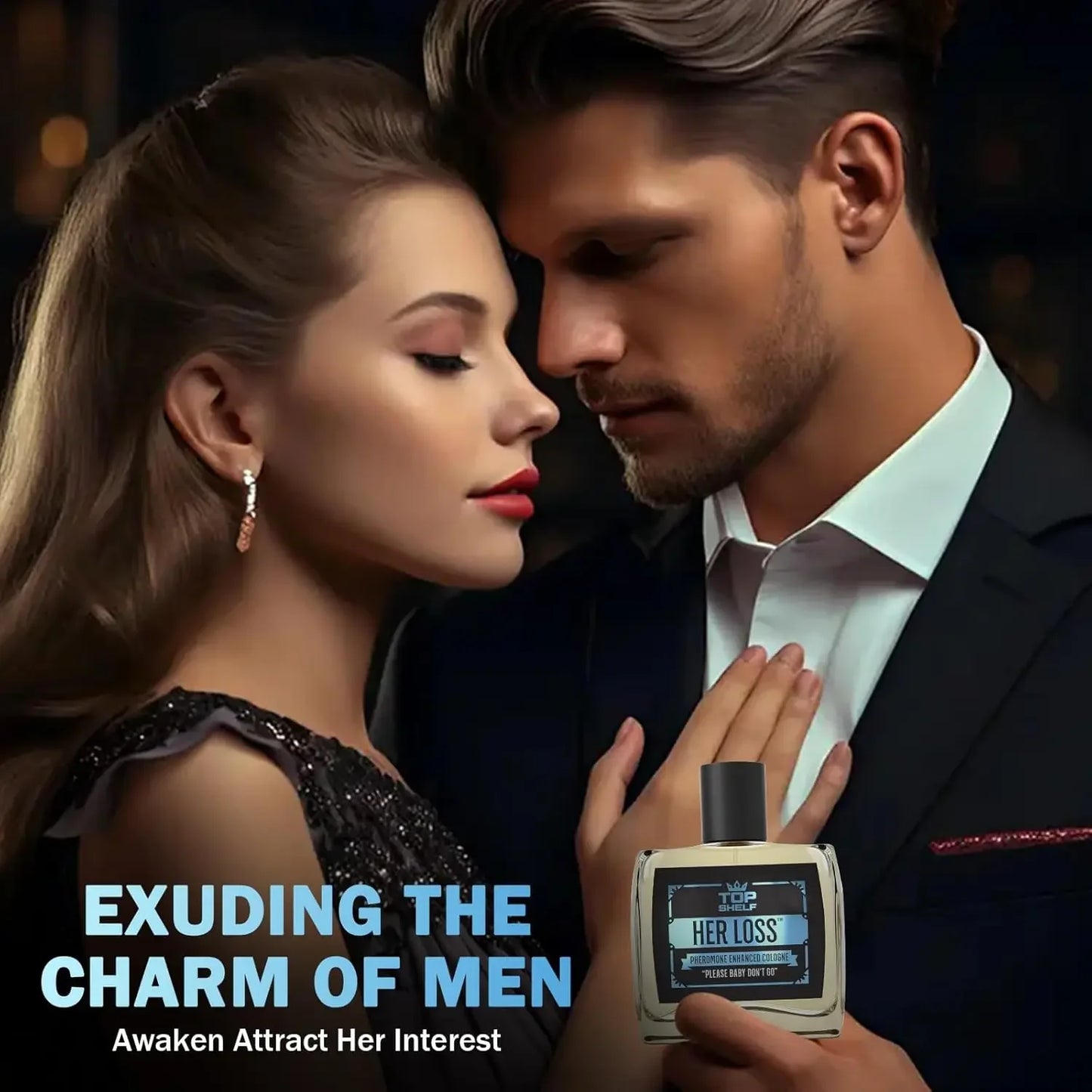 Her Loss Cologne for Men (𝐏𝐡𝐞𝐫𝐨𝐦𝐨𝐧𝐞 𝐄𝐧𝐡𝐚𝐧𝐜𝐞𝐝) - 50ml EDP Spray | Long Lasting