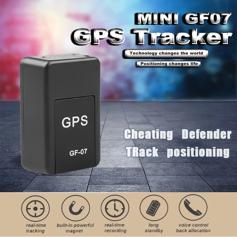 GPS Positioner GF-07 Accurate and Convenient Small Positioner Easy to Install in Car Vehicles Remote and Accurate Positioning Mo