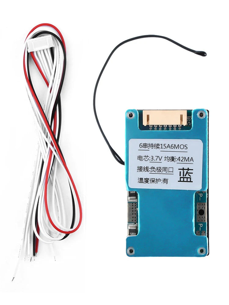 6S 22.2V Lithium Battery Charger Protection Board Active Equalisation Module with Temperature Control Battery Management System