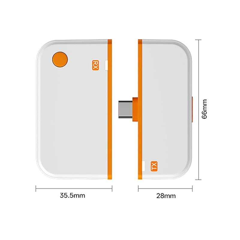 50M Type C Compatible Wireless Video Transmitter Receiver Extender Adapter TV Stick Dongle for Laptop PC Phone TV Monitor