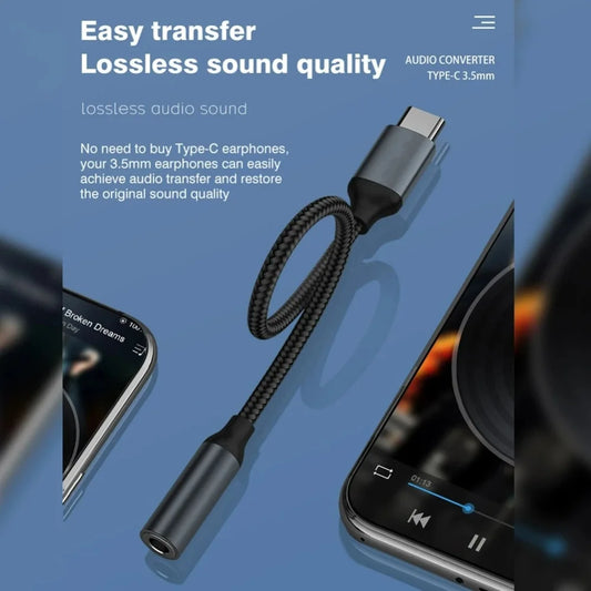 USB Type C to 3.5mm Jack Aux Adapter USB-C Earphone Audio Cable Converter For iPhone 15 Pro MAX Xiaomi 14 Samsung Galaxy Oneplus