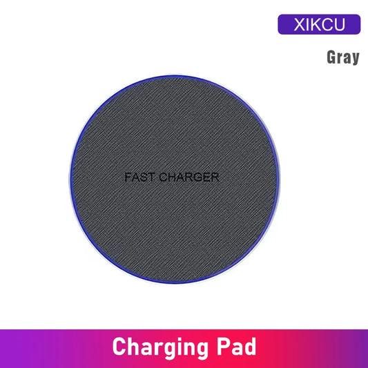 Wireless Charger Pad for Samsung Galaxy S24 S23 S22 iPhone 16 15 14 13 Pro Max Xiaomi Earphone Fast Induction Charging Station