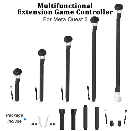Controller Extensions VR Gorilla Long Arms Grips for Meta Quest 2/3/3S Saber Golf Club Baseball, Enhance VR Game Experience ﻿