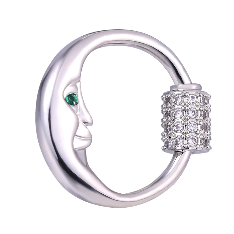 Juya DIY Decoration Carabiner Fastener Spring Lobster Screw Locket Clasps Accessories For Keychain Necklace Making