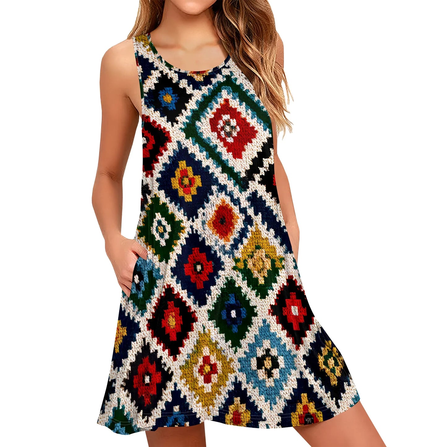 Women Summer Casual Swing T Shirt Dresses Beach Cover up Loose Dress