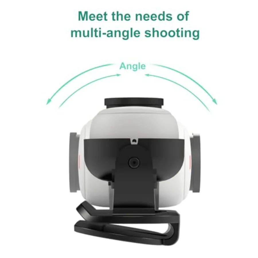 PULUZ Camera Cap Clip Magnetic Mounting Bracket for Insta360 GO3Clamp Quick Release Mount Hat Clip Attachable to Hat or Backpac