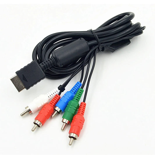 T35C Ypbpr for PS2// Slim HDTV-Ready TV HD Component AV Cable 5-Wire 6FT Black