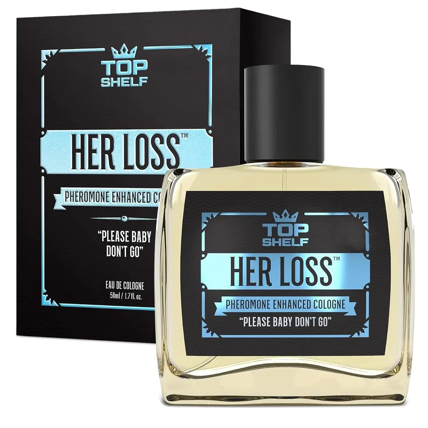Her Loss Cologne for Men (𝐏𝐡𝐞𝐫𝐨𝐦𝐨𝐧𝐞 𝐄𝐧𝐡𝐚𝐧𝐜𝐞𝐝) - 50ml EDP Spray | Long Lasting