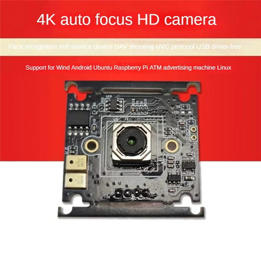 B04C-4K HD Autofocus USB Camera Module 3840X2160 30FPS IMX258 Sensor 79° 66.4° 53.1° Built-In Microphone Auto Focus Lens